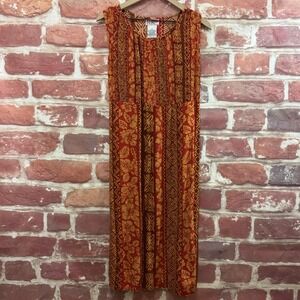 VTG R&K Originals Dress Women's 8P Multicolor Tropical Abstract Casual Sundress